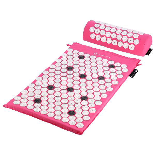 Set acupunctura (saltea + perna + husa) 74x42 cm HMS Premium AKM01 17-44-302 pink (7425)