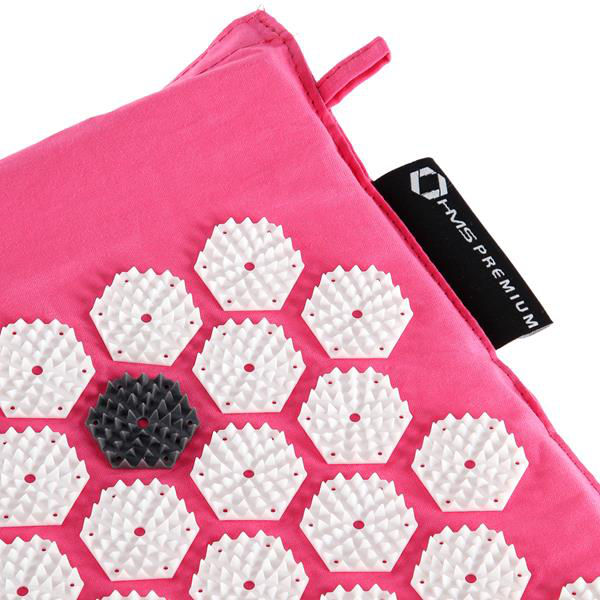 Set acupunctura (saltea + perna + husa) 74x42 cm HMS Premium AKM01 17-44-302 pink (7425)