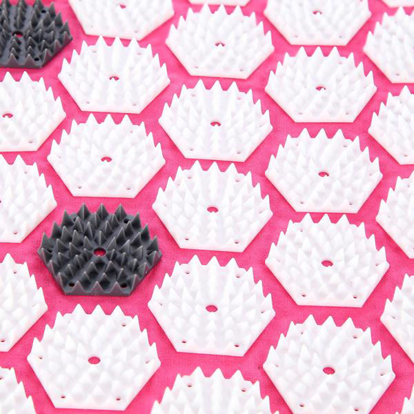 Set acupunctura (saltea + perna + husa) 74x42 cm HMS Premium AKM01 17-44-302 pink (7425)