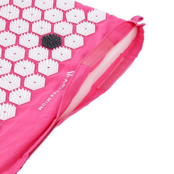 Set acupunctura (saltea + perna + husa) 74x42 cm HMS Premium AKM01 17-44-302 pink (7425)