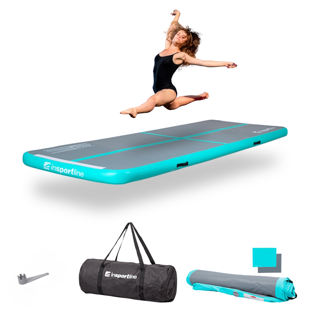 Saltea gimnastica gonflabila 4 m inSPORTline Airstunt IN28651