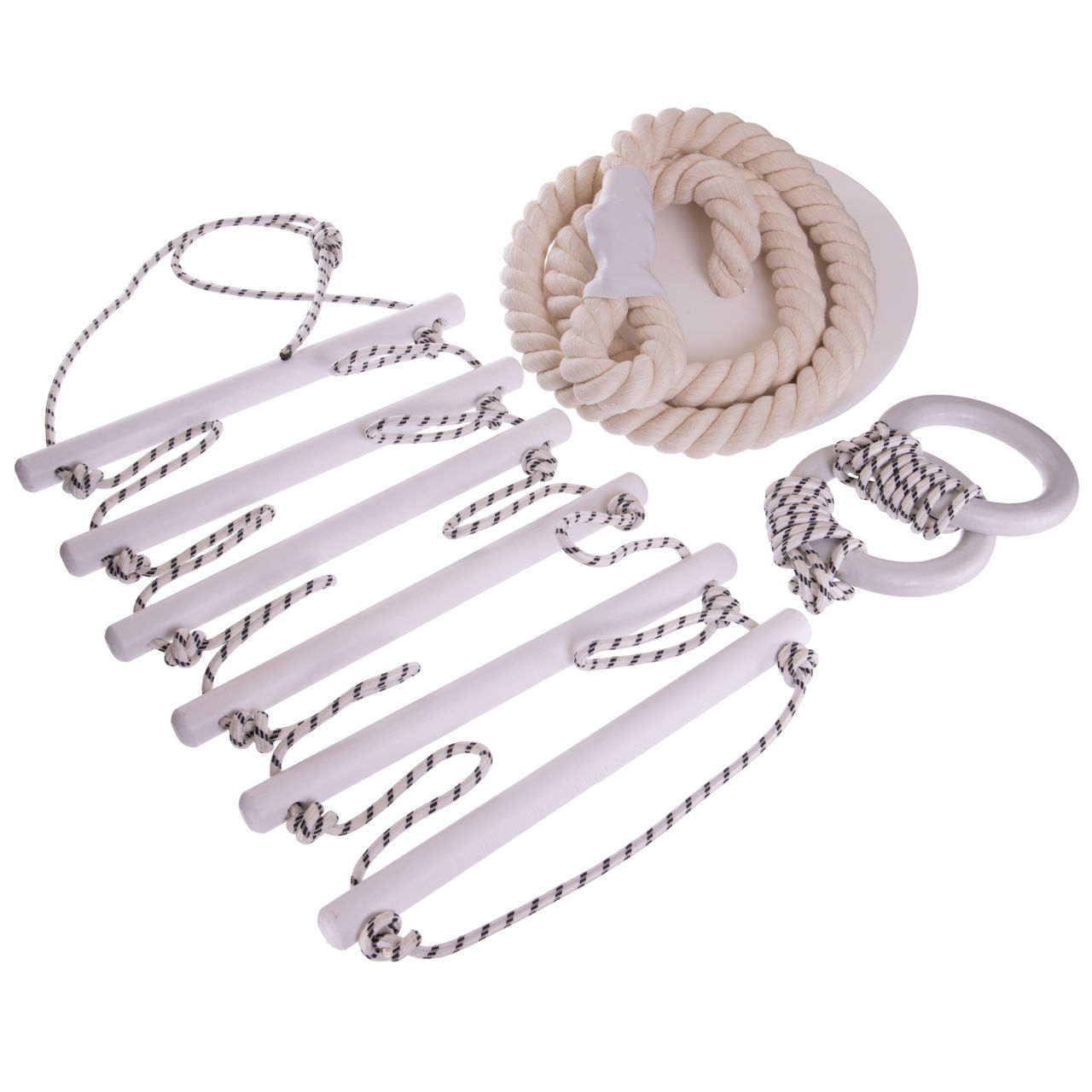 Set spalier (cercuri 2 buc., scara 1 buc., franghie 1 buc.) L-0505 / 0506 (5836)