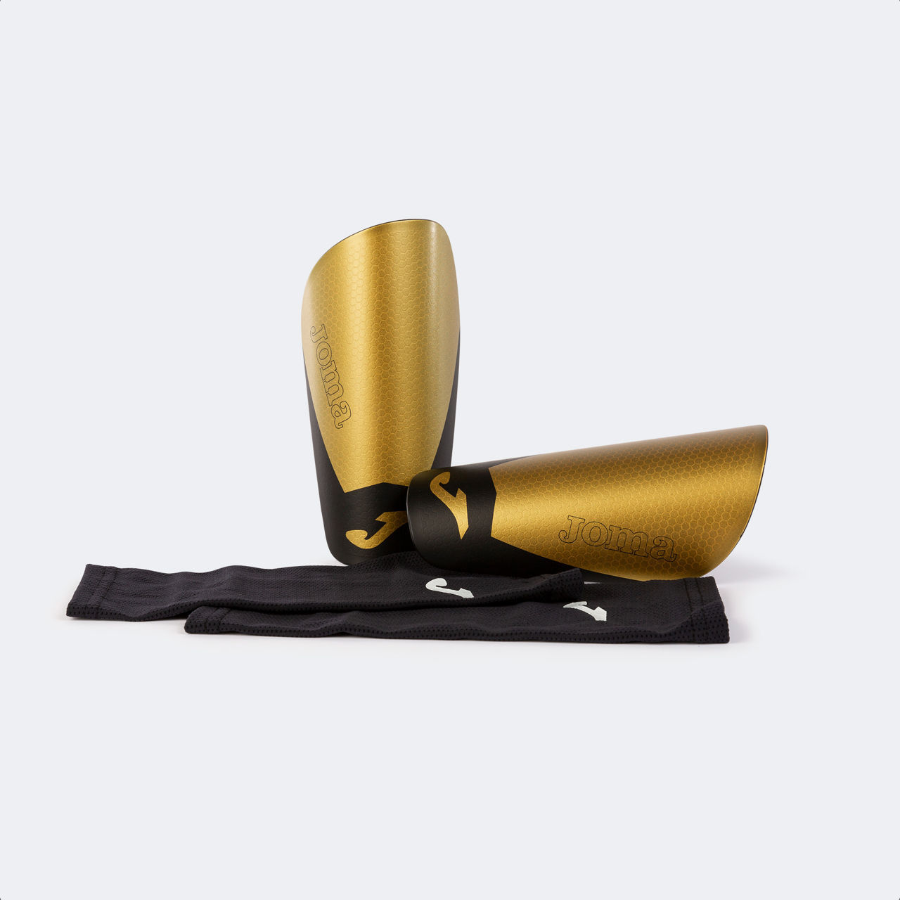 Protectii pt fotbal M Joma Pro Shin Guards gold/silver (7216)