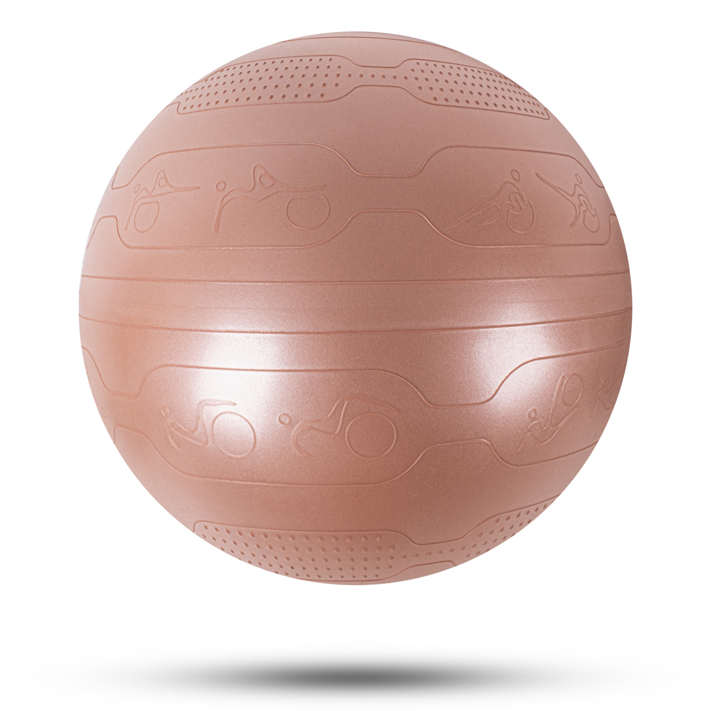 Мяч гимнастический с насосом / Фитбол d=65 см inSPORTline Stretch Ball 29179-3 beige (13005)