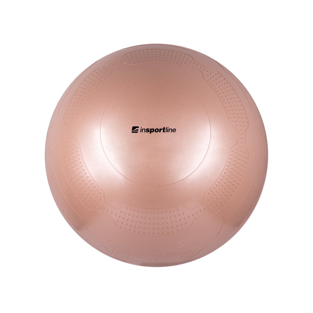 Мяч гимнастический с насосом / Фитбол d=75 см inSPORTline Stretch Ball 29182-3 beige (13008)
