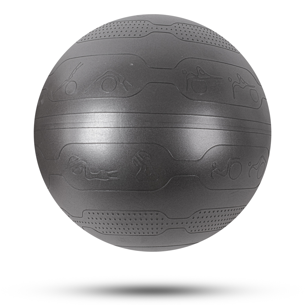 Мяч гимнастический с насосом / Фитбол d=75 см inSPORTline Stretch Ball 29182-1 black (13006)