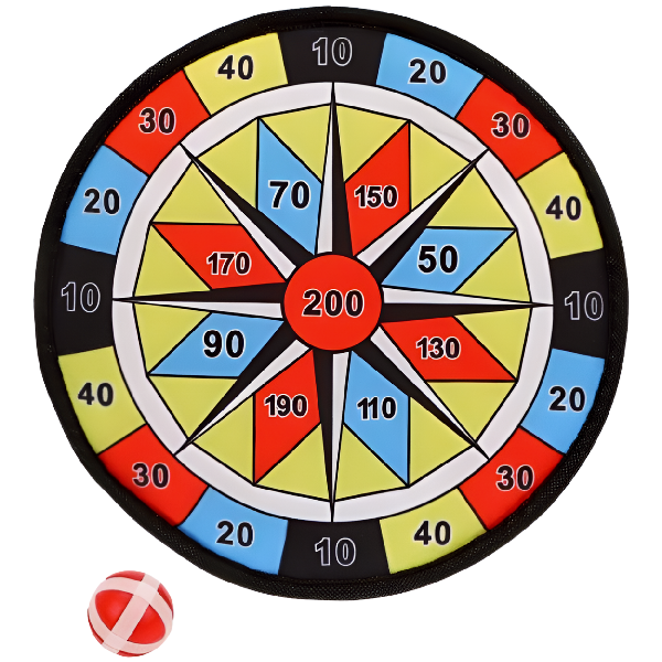 Darts cu minge de aruncat d=18 cm 018-2 (9687)