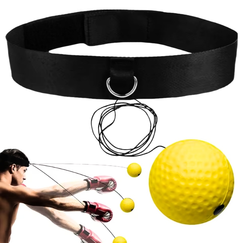 Accesor de antrenament box cu banda de cap (1 minge, 18 g) inSPORTline Respell Light 29528 (13030)