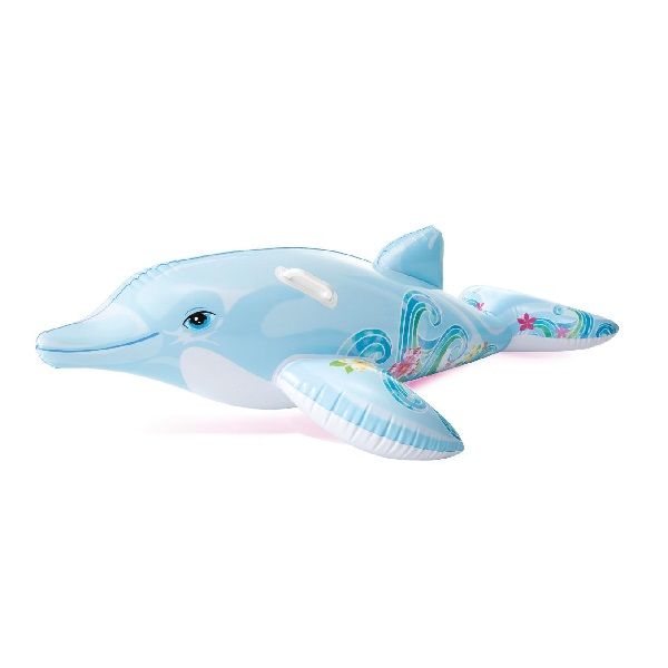 Pluta gonflabila cu manere "Delfin" 175x66 cm Intex 58535 (5088)