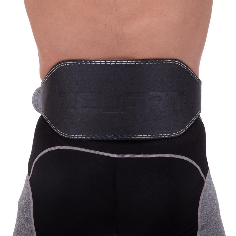 Briu atletic din piele L, h=15 cm SB-165053 (8815)
