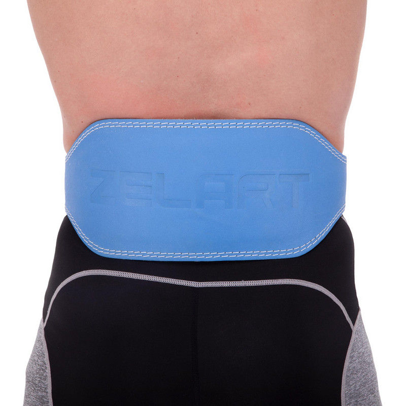 Briu atletic din piele XL, h=15 cm SB-165103 (8818)
