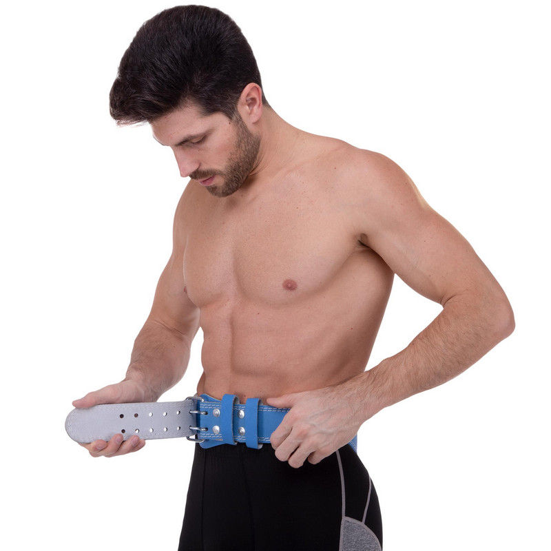 Briu atletic din piele XL, h=15 cm SB-165103 (8818)