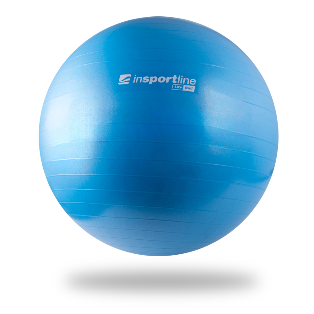 Мяч гимнастический / Фитбол с насосом d=55 см inSPORTline Lite Ball 25994-2 blue (10812)
