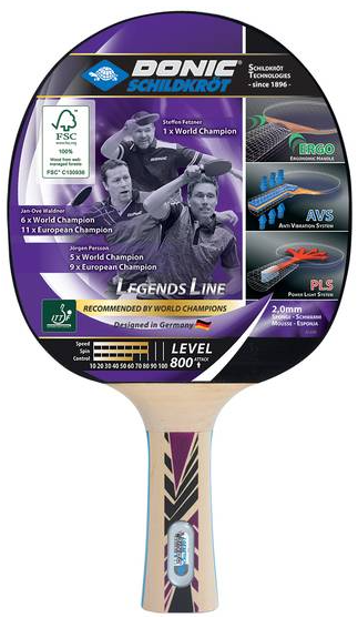 Paleta tenis de masa Donic Legends 800 754425, 2.0 mm (3192)