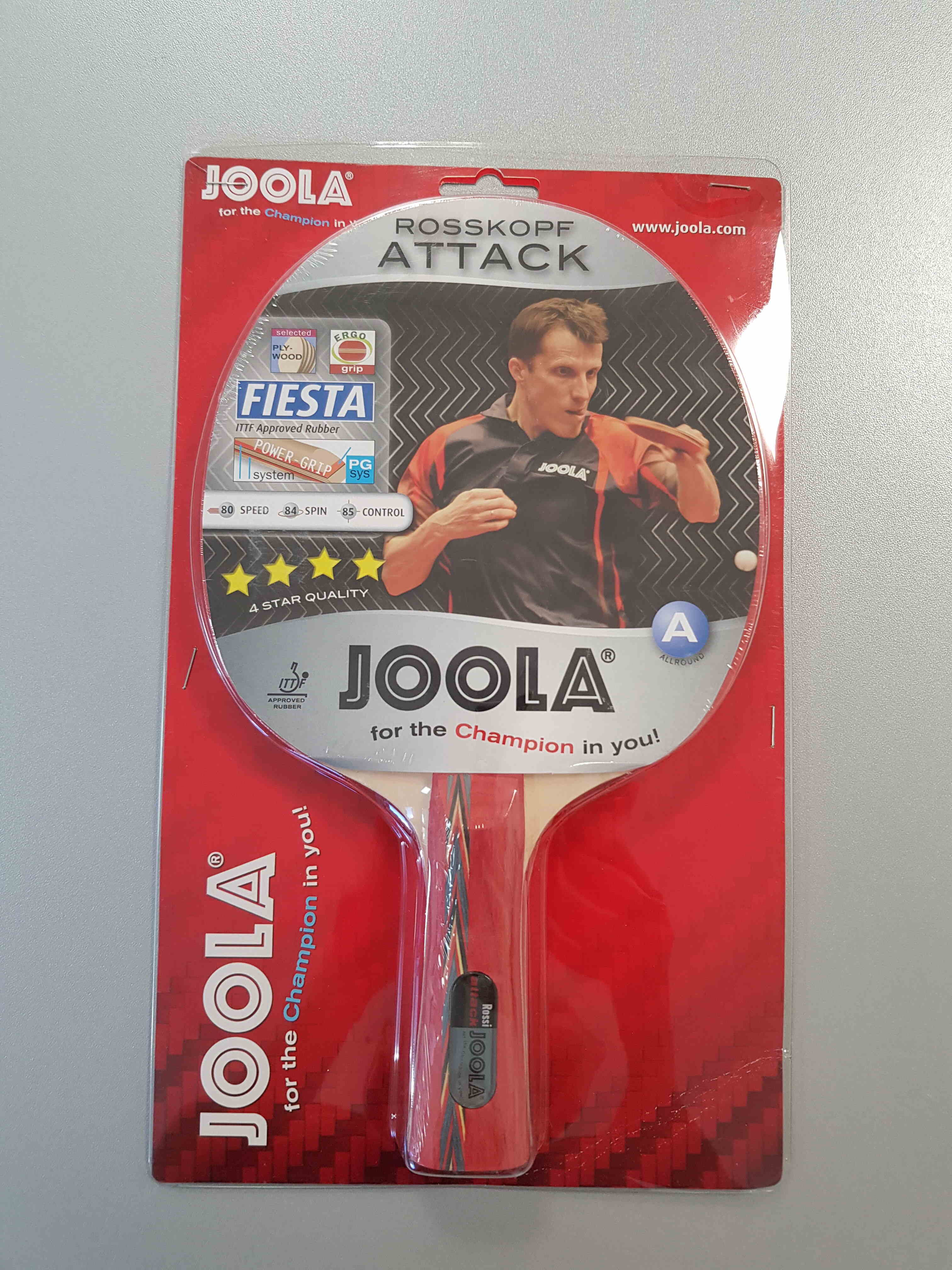 Paleta tenis de masa Joola Rosskopf Attack 53133 1.5 mm (3619)