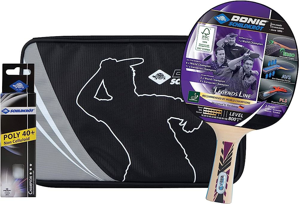 Paleta tenis masa Donic Legends 800 + husa + mingi 788488 (9064)