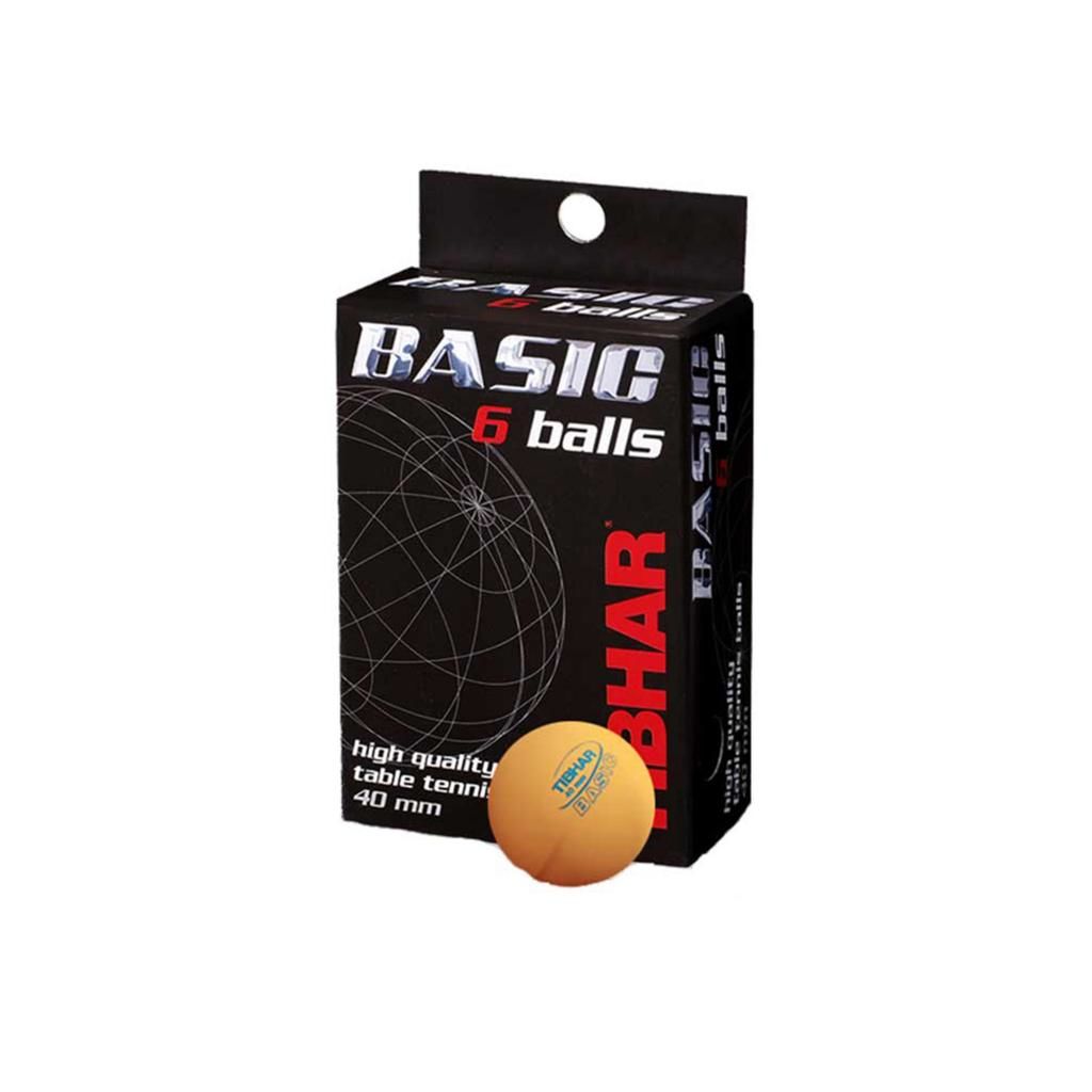 Minge tenis de masa Tibhar Basic 40 mm yellow (3146)