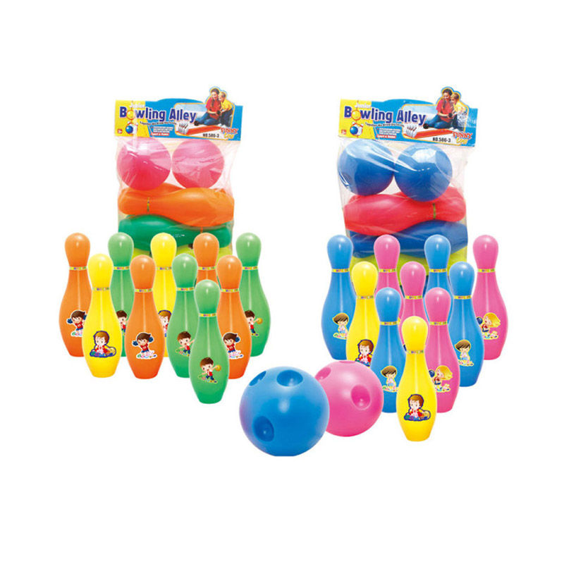 Bowling plastic (10 pini + 2 bile) h=20 cm 200441236 / 200166442 (3883)