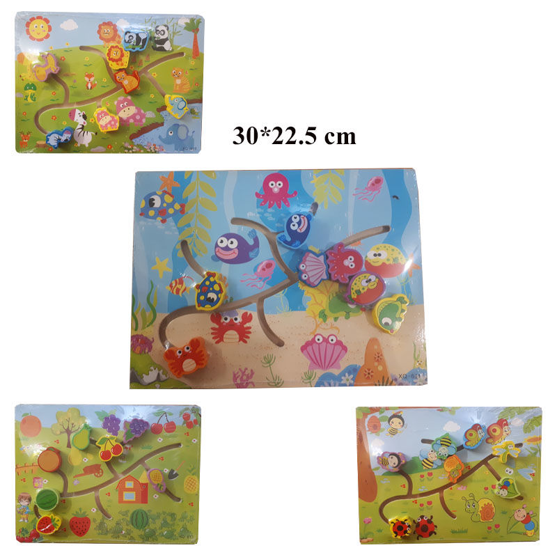 Llabirint din lemn-puzzle "Copac" 30x22.5 cm D177-029 (5660)