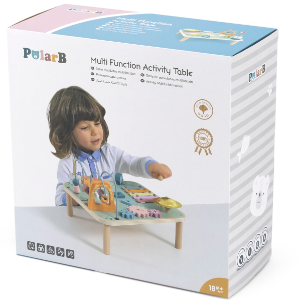 Masă educativa cu xilofon metalic si gong 44083 (9756)