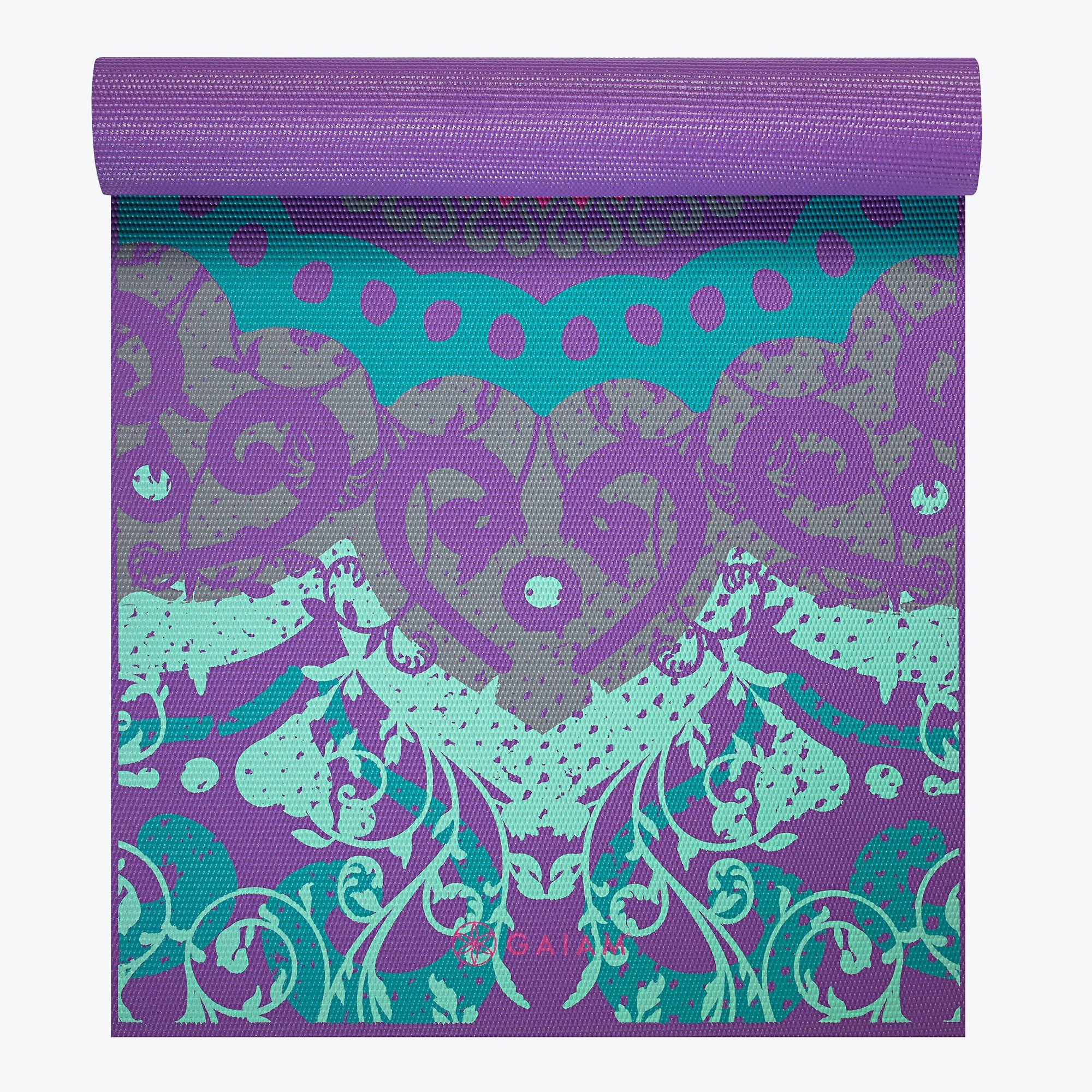 Saltea yoga 173x61x0.4 cm PVC Gaiam Moroccan Garden 62612 (5819)