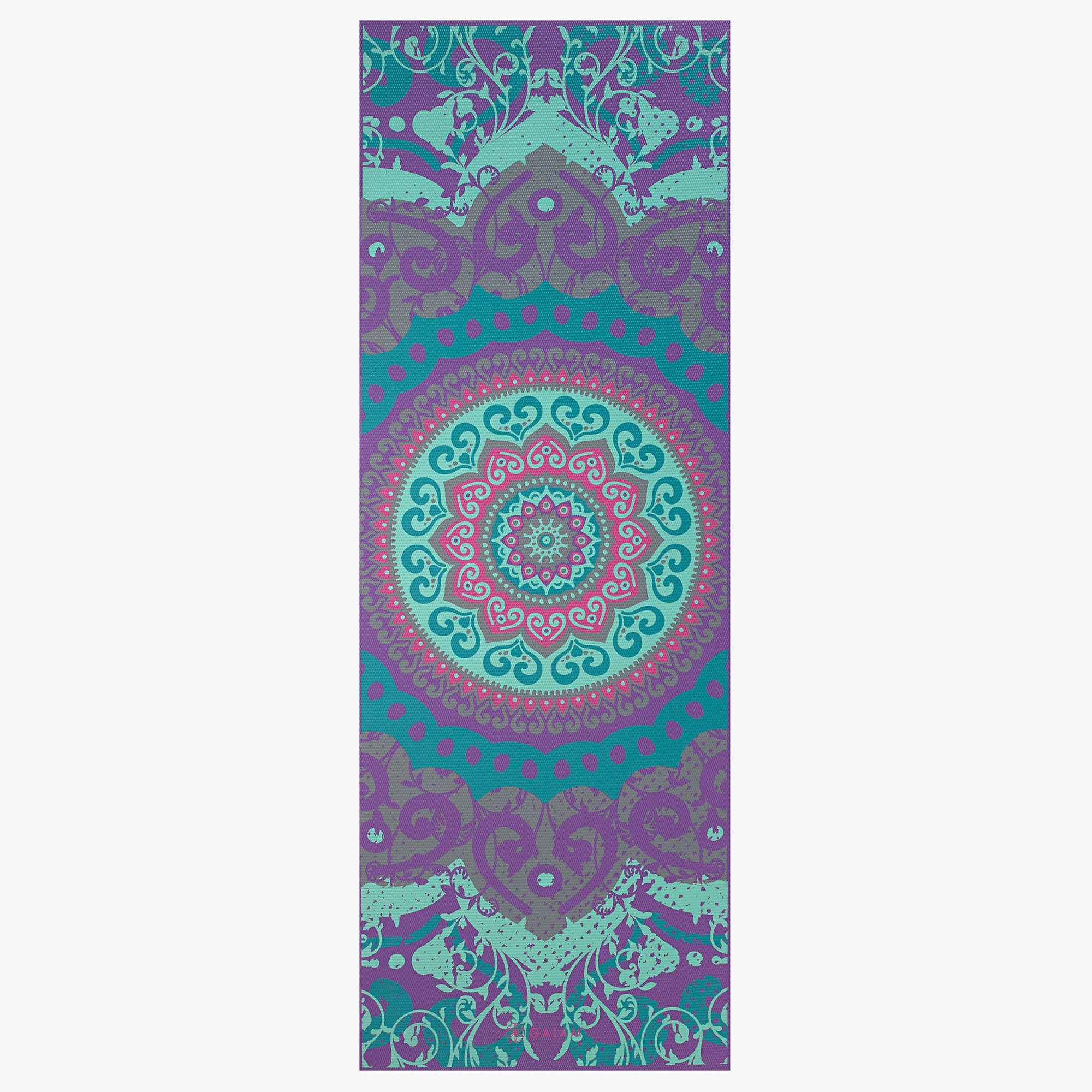 Saltea yoga 173x61x0.4 cm PVC Gaiam Moroccan Garden 62612 (5819)
