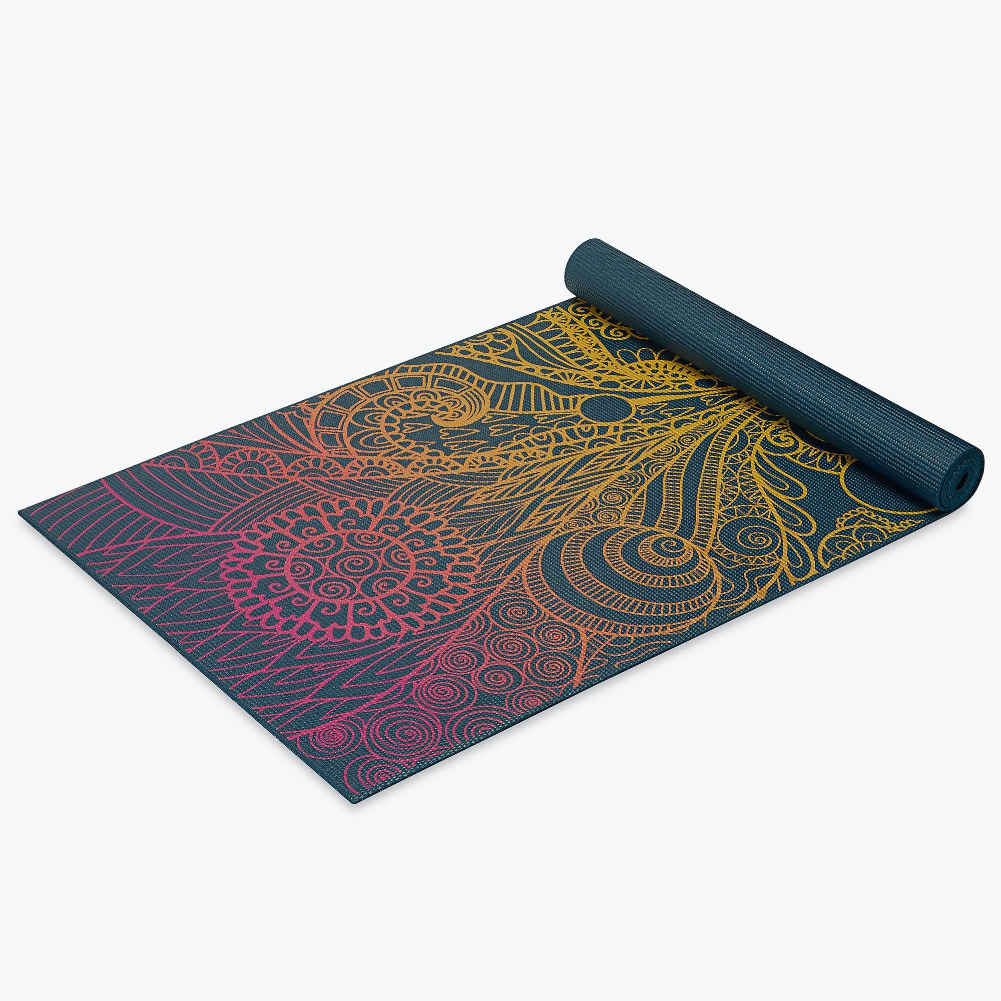 Saltea yoga 173x61x0.4 cm PVC Gaiam Vivid Zest 63414 (5822)