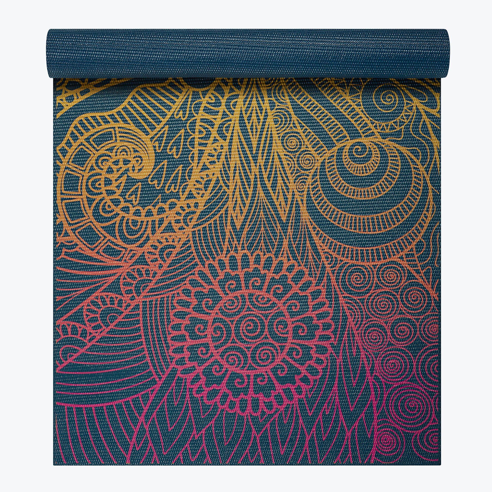 Saltea yoga 173x61x0.4 cm PVC Gaiam Vivid Zest 63414 (5822)