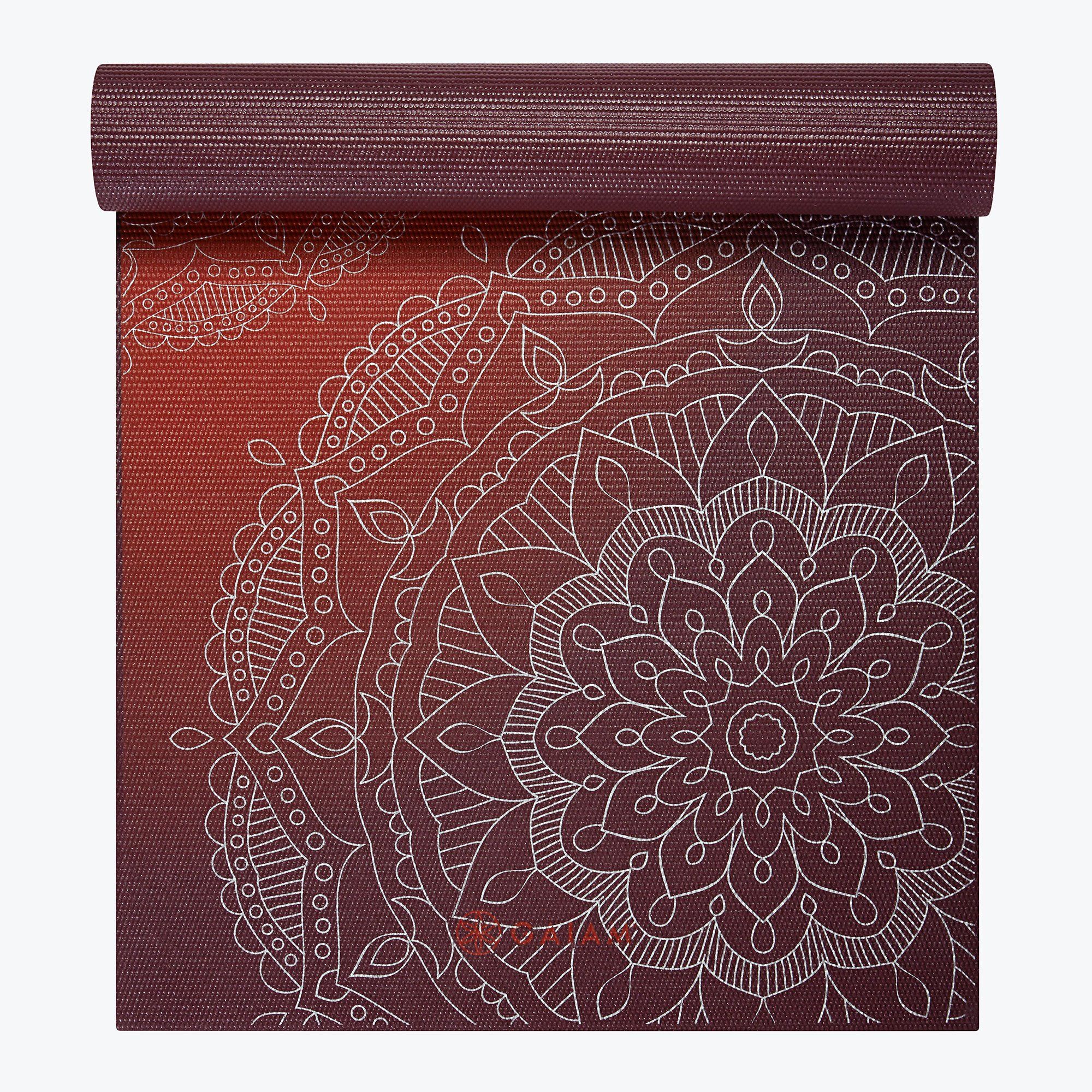 Saltea yoga 173x61x0.6 cm PVC Gaiam Metallic Sunset 63417 (5823)