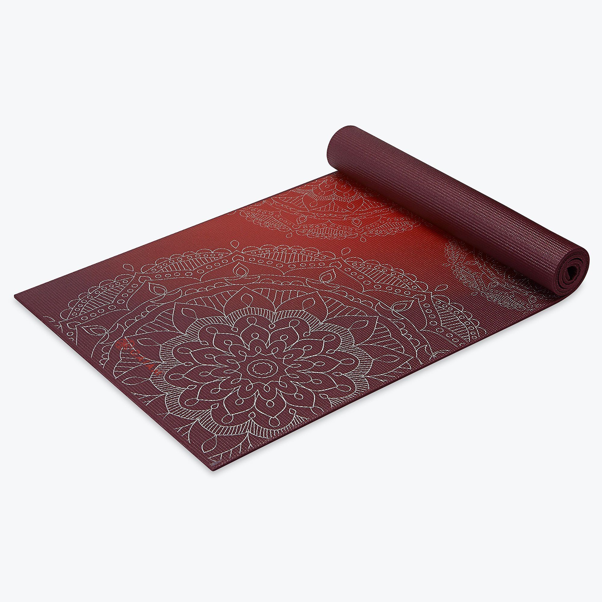 Saltea yoga 173x61x0.6 cm PVC Gaiam Metallic Sunset 63417 (5823)