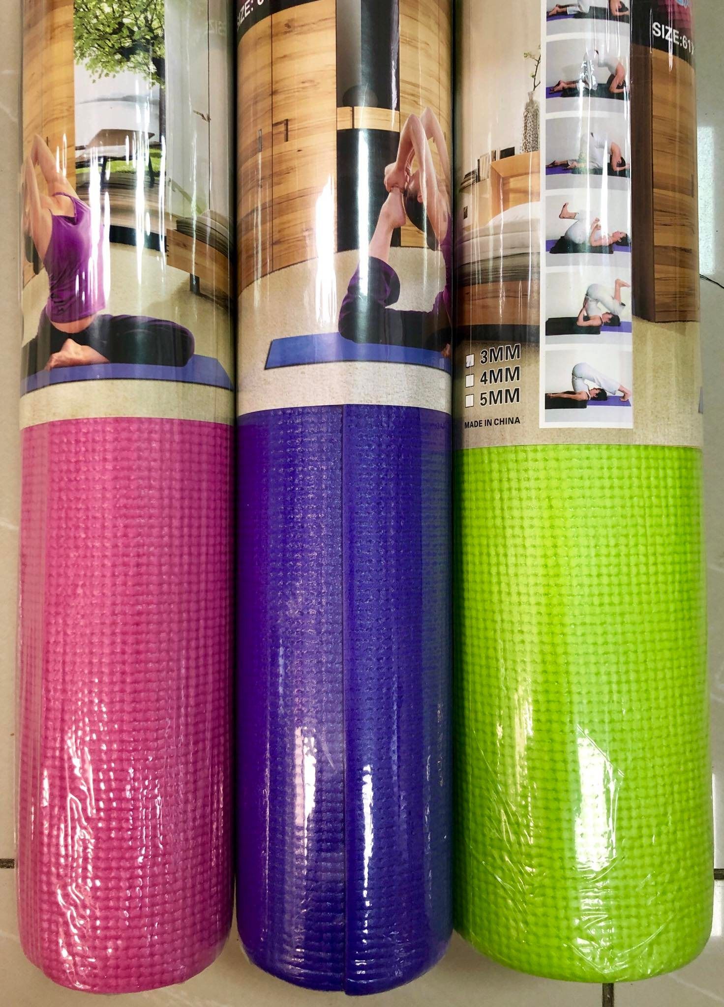 Saltea yoga 173х60х0.3 cm PVC S124-24 / YG-015-03 (3229)