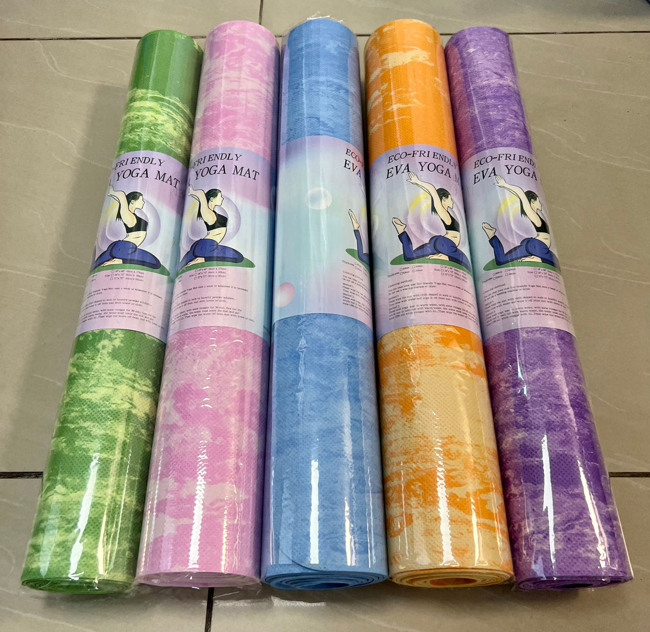 Saltea yoga 173х61х0.3 cm EVA 124-56 / 1112 (9245)
