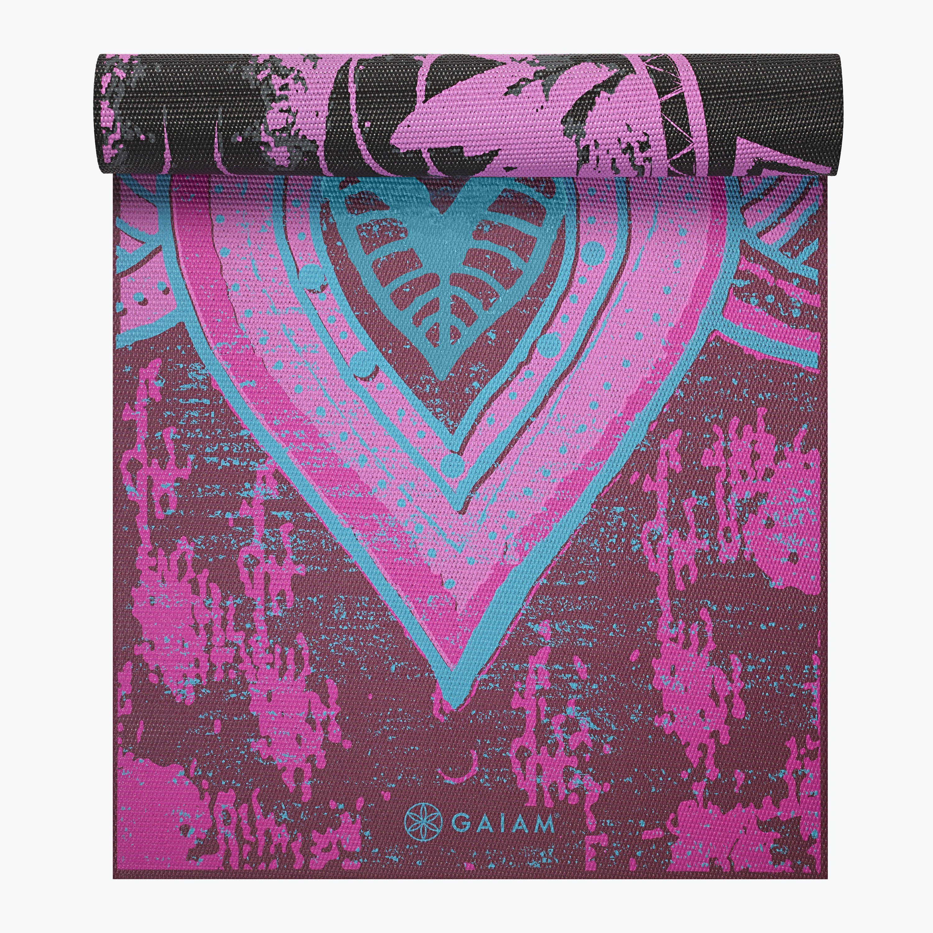 Saltea yoga bilaterala 173x61x0.6 cm PVC Gaiam Be Free 62031 (5812)