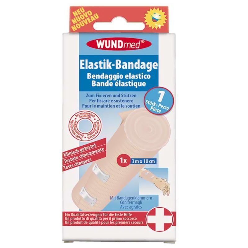 Bint elastic 10 см х 3 м 04-007 WUNDmed (3781)