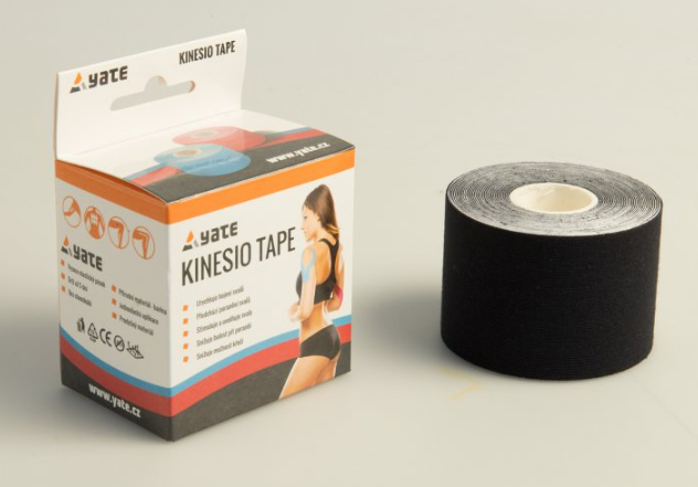 Kinesiotape 5 cm x 5 m Yate SA04722 black (10856)