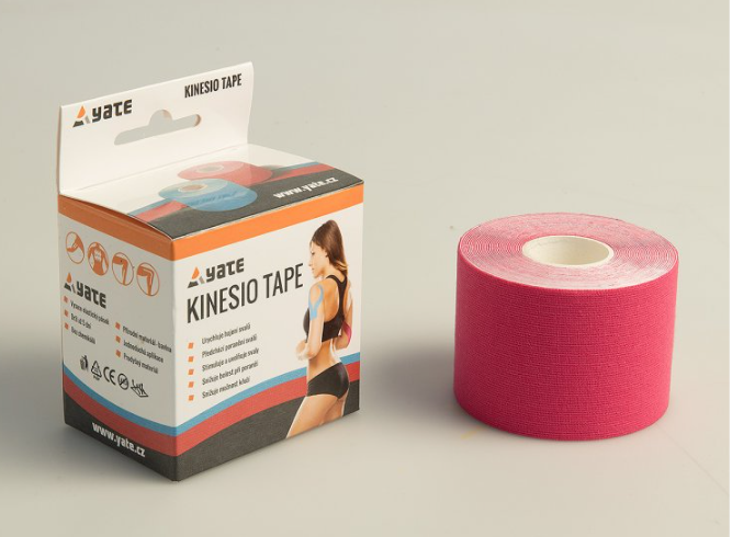 Kinesiotape 5 cm x 5 m Yate SA04726 pink (10858)
