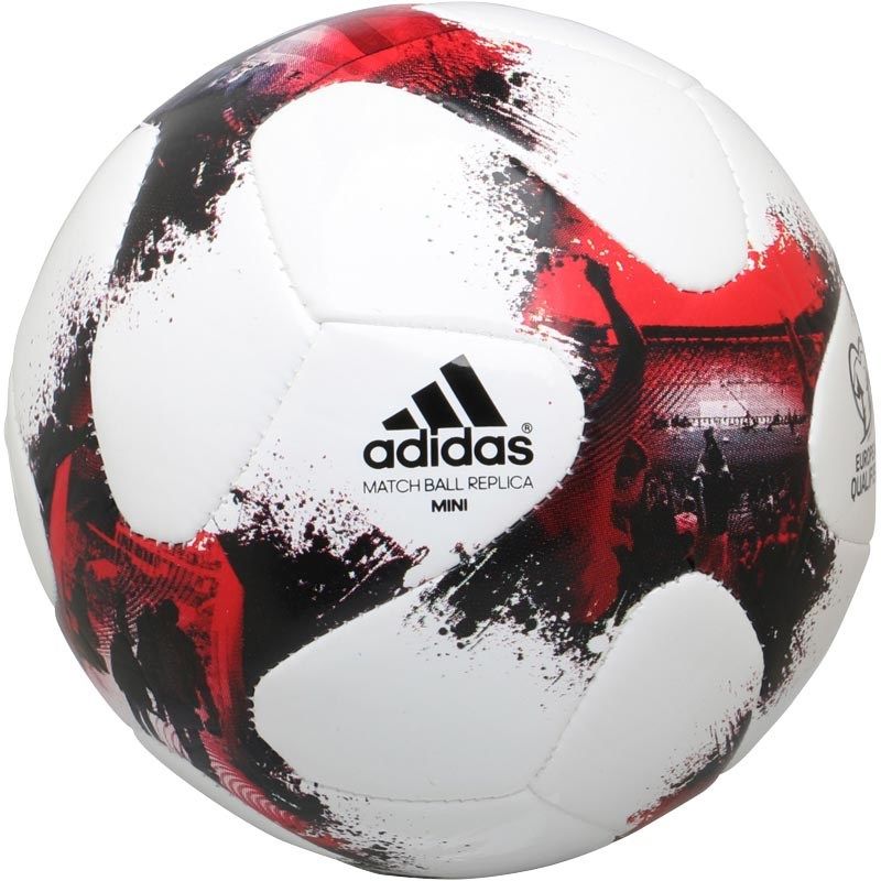 Minge fotbal Adidas EUROPEAN QUALIFIERS MINI AO4838 white/black-red  (2349)