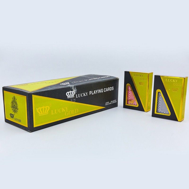 Carti de joc plastic (54 buc., 0.4 mm) Lucky Gold IG-0846 (3834)