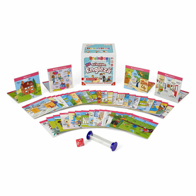 Joc de societate "Let's learn English" (RO) Brainbox 58126 (10276)