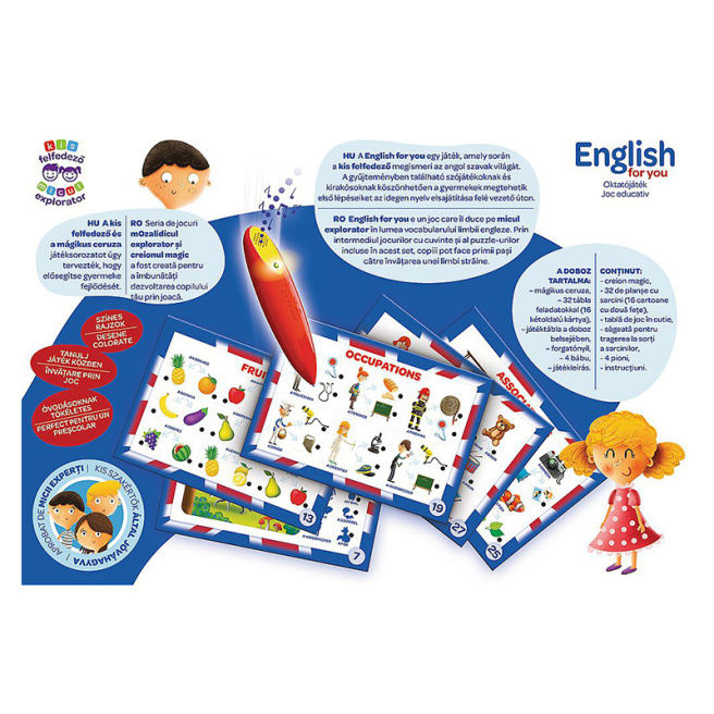 Joc educativ "English for you + Magic Pen" (RO) 49882 (9120)
