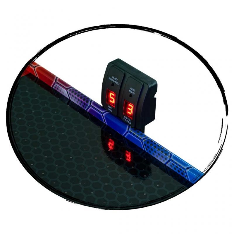Masa air hockey cu LED 136х61.5х78.7 cm Spartan 4018 (3964)