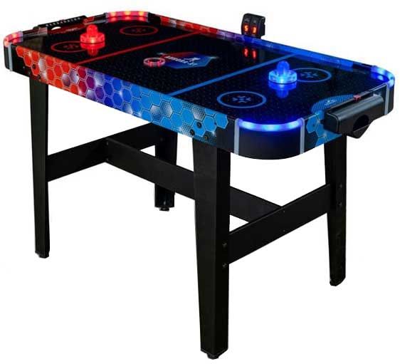 Masa air hockey cu LED 136х61.5х78.7 cm Spartan 4018 (3964)
