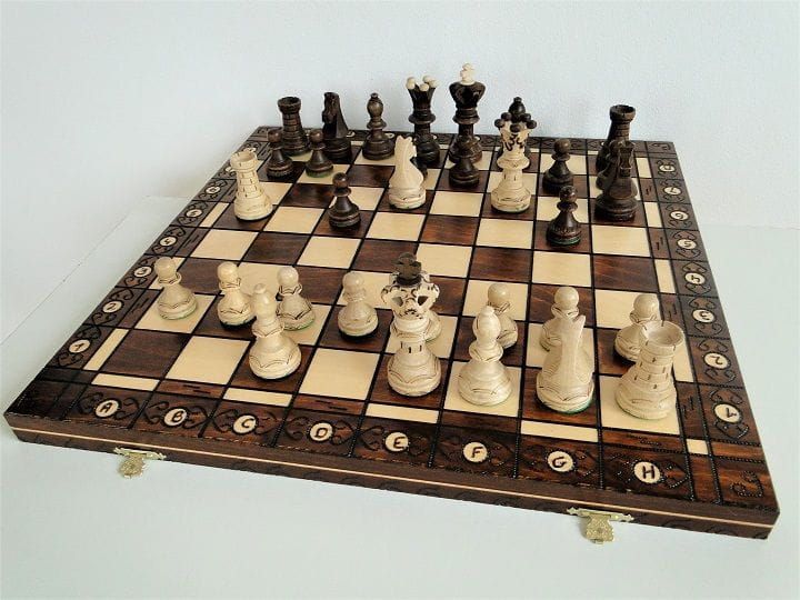 Sah 54x54x3 cm, 2.1 kg, king 11 cm DAX Ambasador (6101)