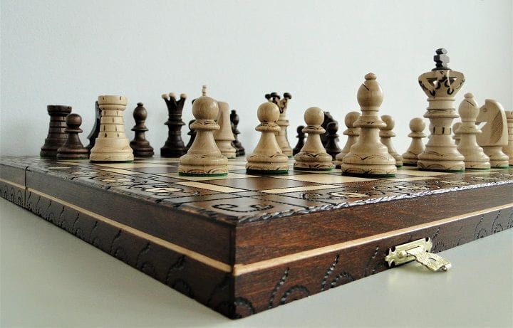 Sah 54x54x3 cm, 2.1 kg, king 11 cm DAX Ambasador (6101)
