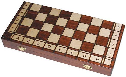 Sah cu metal 42x42x2.5 cm, 1.70 kg, king 8.5 cm DAX Jowisz (6107)
