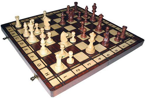 Sah cu metal 42x42x2.5 cm, 1.70 kg, king 8.5 cm DAX Jowisz (6107)