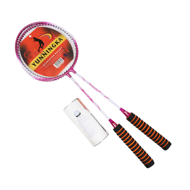 Palete badminton (2 buc.) + fluturasi (3 buc.) + husa 230030 / 230102 (8872)