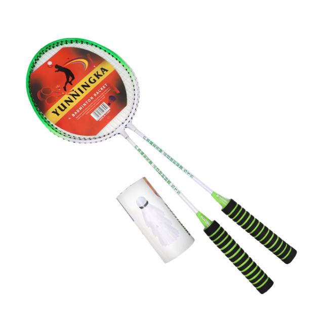 Palete badminton (2 buc.) + fluturasi (3 buc.) + husa 230030 / 230102 (8872)