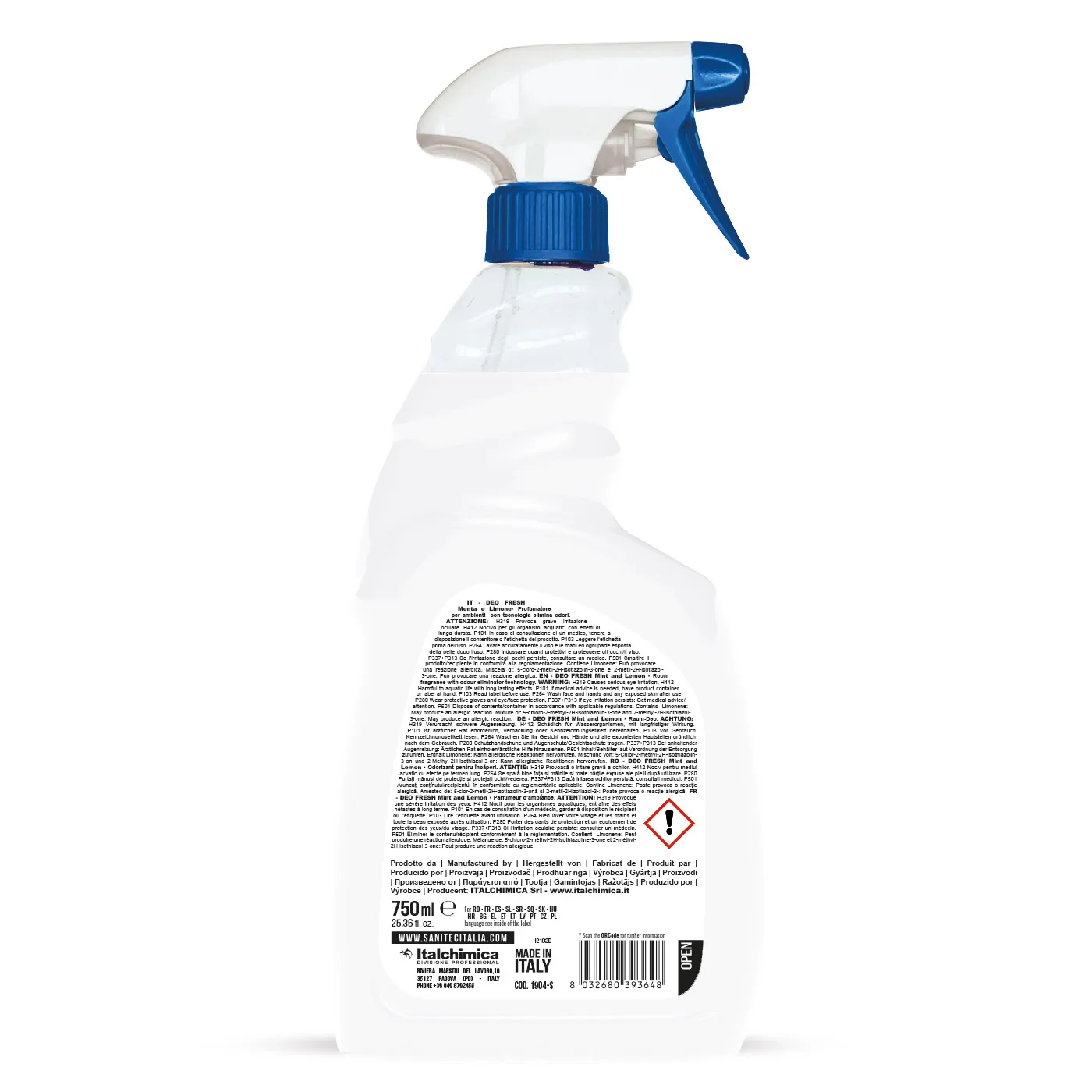 Deo Fresh Manta&Limone - Odorizant ambiental 750 ml - 1904