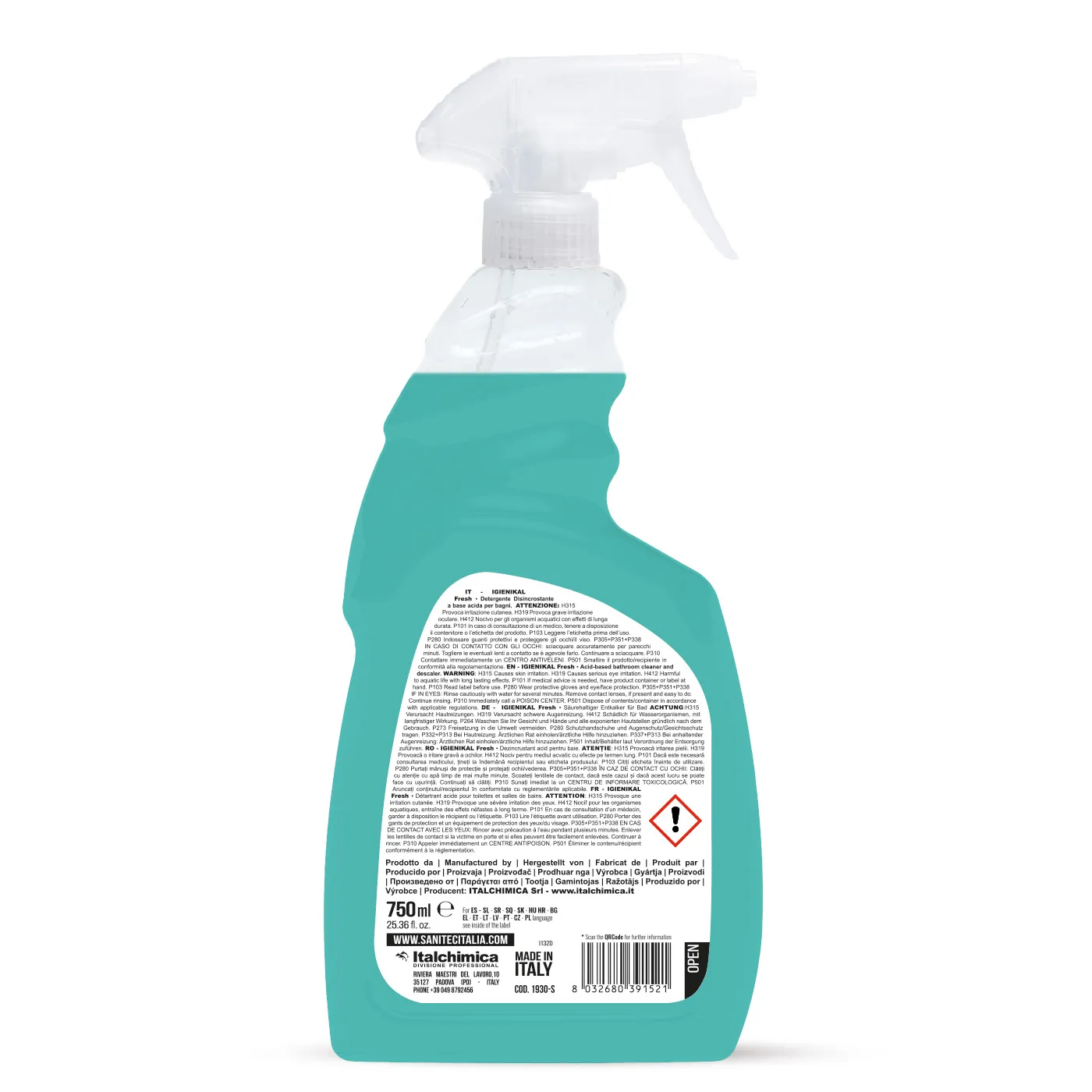 Igienical Bagno - Detergent pentru obiecte sanitare 750 ml - 1930